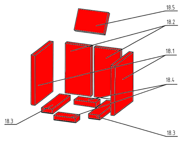 Oranier Nordik binnenwerk B